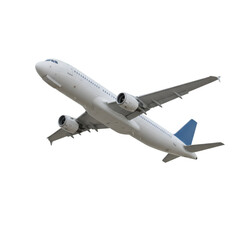 Isolated Photo Airplane Taking Off