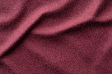 Maroon Fabric Texture, Crinkled Material Surface, Wrinkled and Draped Cloth Design