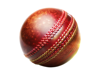 red cricket ball png image on transparent background