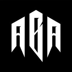 Modern and creative ABA lettermark designed for a technology brand. Ideal for digital, corporate, or tech-focused identity. Includes vector format, icon, and stylized alphabet design.