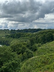 landscape with clouds