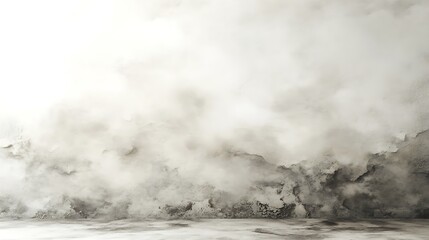 Obraz premium Abstract misty grey textured wall background.