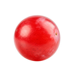 Fototapeta premium Isolated Photo Realistic Red Grape on Transparent Background