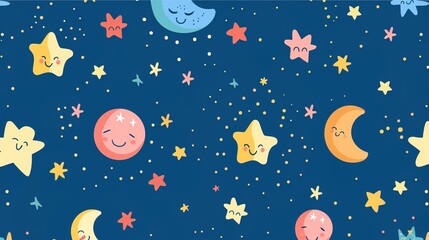 Enchanting Star and Moon Backgrounds for Astronomy Themes, Night Sky Designs and Celestial Event Promotions