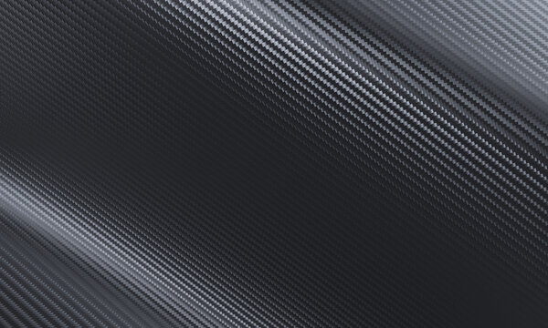 Dark carbon fiber background 3d texture