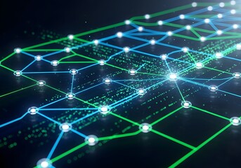Obraz premium Abstract Network Connectivity