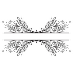 Autumn bouquet with wheat ears decoration for decoration