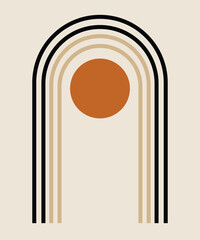 Abstract geometric minimalsm design vector