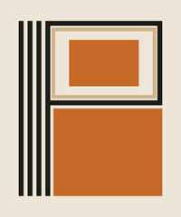 Abstract geometric minimalsm design vector