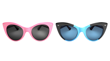 Stylish Sunglasses Collection in Blue and Black - Fashion Accessories for Summer