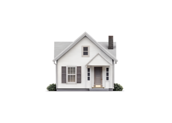 house on white background HD transparent background PNG Stock Photographic Image