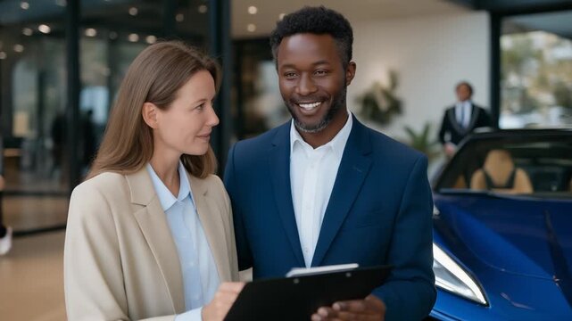 Experience the thrill of an electric sports car test drive at our dealership.