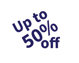 50 percent off