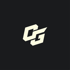 Obraz premium OG logo icon flat vector design