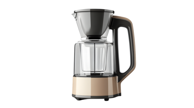 Professional Blender Isolated on White Background for Product Photography and Appliance Ads