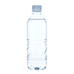 Naklejka premium Photo of a Clear Plastic Water Bottle on Transparent Background