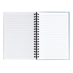 isolated lined journal notebook on transparent background 