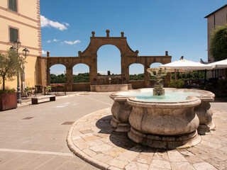 Italia, Toscana, Grosseto, il paese di Pitigliano.