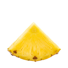 Photo of Pineapple Slice Isolated on Transparent Background