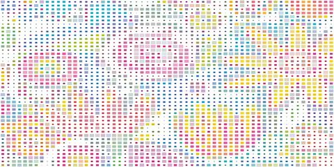 A seamless vector pattern featuring scattered stars in various sizes and orientations, creating a dynamic and decorative background suitable for various design projects