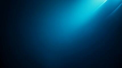 Abstract Dark Blue Background with Light Beam for Presentation Design