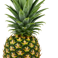 Isolated Pineapple On Transparent Png Background