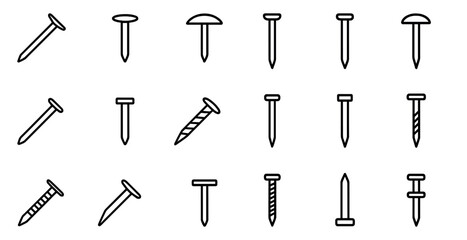 Naklejka premium set of screwdrivers