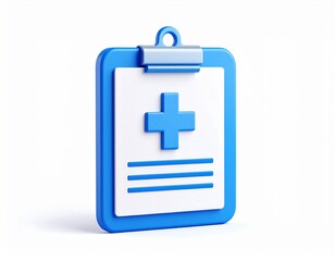 Obraz premium Medical Clipboard Icon