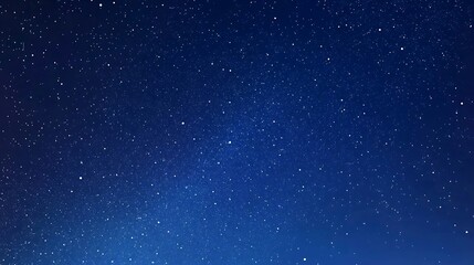 Obraz premium Starry Night Sky with Deep Blue Gradient Cosmic Landscape Background