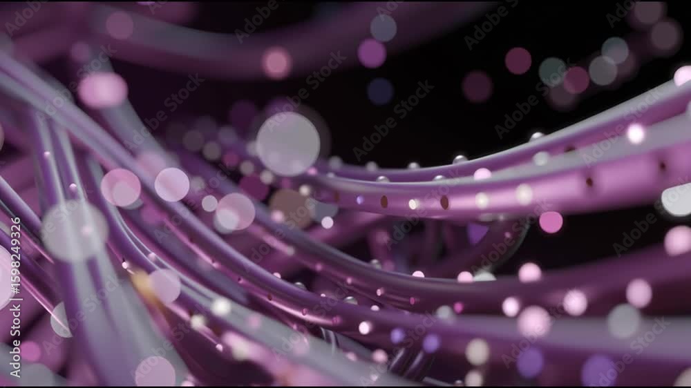 Poster colorful light patterns form dynamic waves in a mesmerizing abstract display