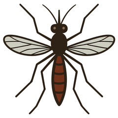 vector illustration of a mosquito