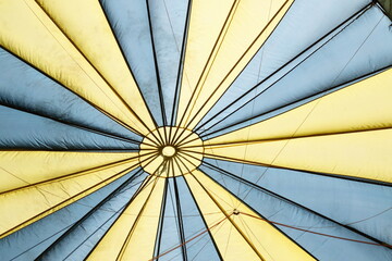 Intérieur de montgolfière