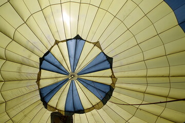 Intérieur de montgolfière