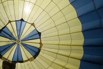 Intérieur de montgolfière