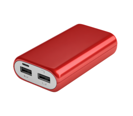  Portable power bank isolated clean white background