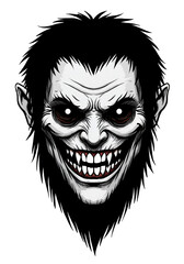 Pixel Art Illustration of a Horror Monster