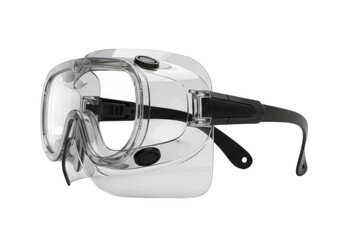High-quality diving mask with clear lens and adjustable straps for underwater exploration, transparent background, cutout PNG