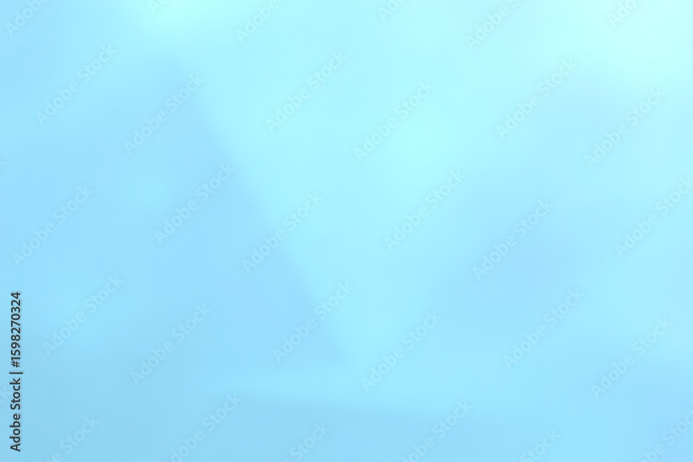 Aufkleber light blue gradient background with soft blurred edges and subtle shadows creating a dreamy abstract
