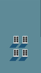 Naklejka na ściany i meble vector illustration of modern building