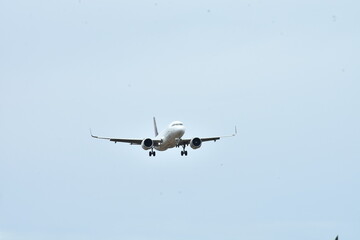 Dramatic View of a Plane in the Air Travel and Freedom