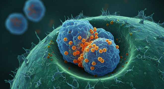 Chlamydia trachomatis inclusion bodies in cells