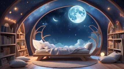 the moon and the stars
