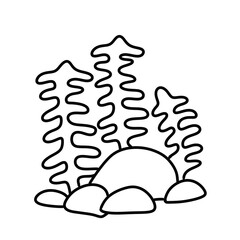 Discover these adorable golden sea animals in a cozy hand-drawn line art style. Perfect for printable wall art, stickers, planner decorations