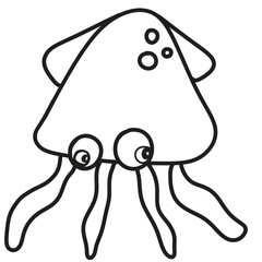 Discover these adorable golden sea animals in a cozy hand-drawn line art style. Perfect for printable wall art, stickers, planner decorations