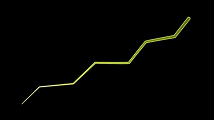 Market Recovery Concept. Successful growth trend blue line graph going Up. Financial data and diagrams. For stock market increase, rising financial data, Investment growth after - Powered by Adobe