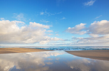 Sandy beach