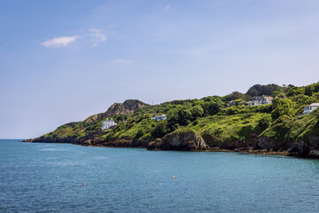Fototapeta premium Howth Head peninsular coastline, County Dublin, Ireland.