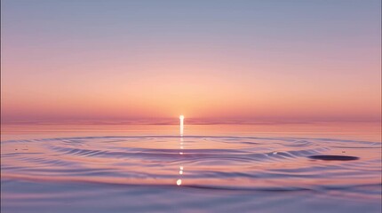 Water droplet impact at sunset - Powered by Adobe