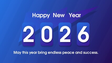 2026 new year background, happy celebration poster, glowing party design, festive night banner,