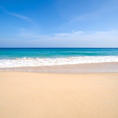 Beautiful sunny beach scene